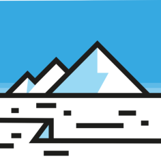 North Pole Sticker Svg Vector, Free Vectors File